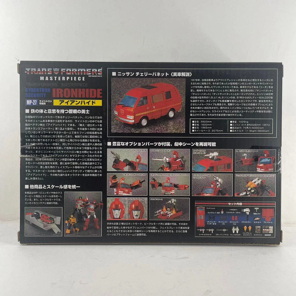 Transformers Masterpiece MP-27 Ironhide Action Figure Takara Tomy K.0.Version