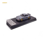 Flame Porsche 964 RWB Whale Tale in Cement Gray 1:64 - Collectors World Toys