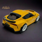 ATOZ Toyota Supra GR in Yellow 1:64 Resin model - Collectors World Toys