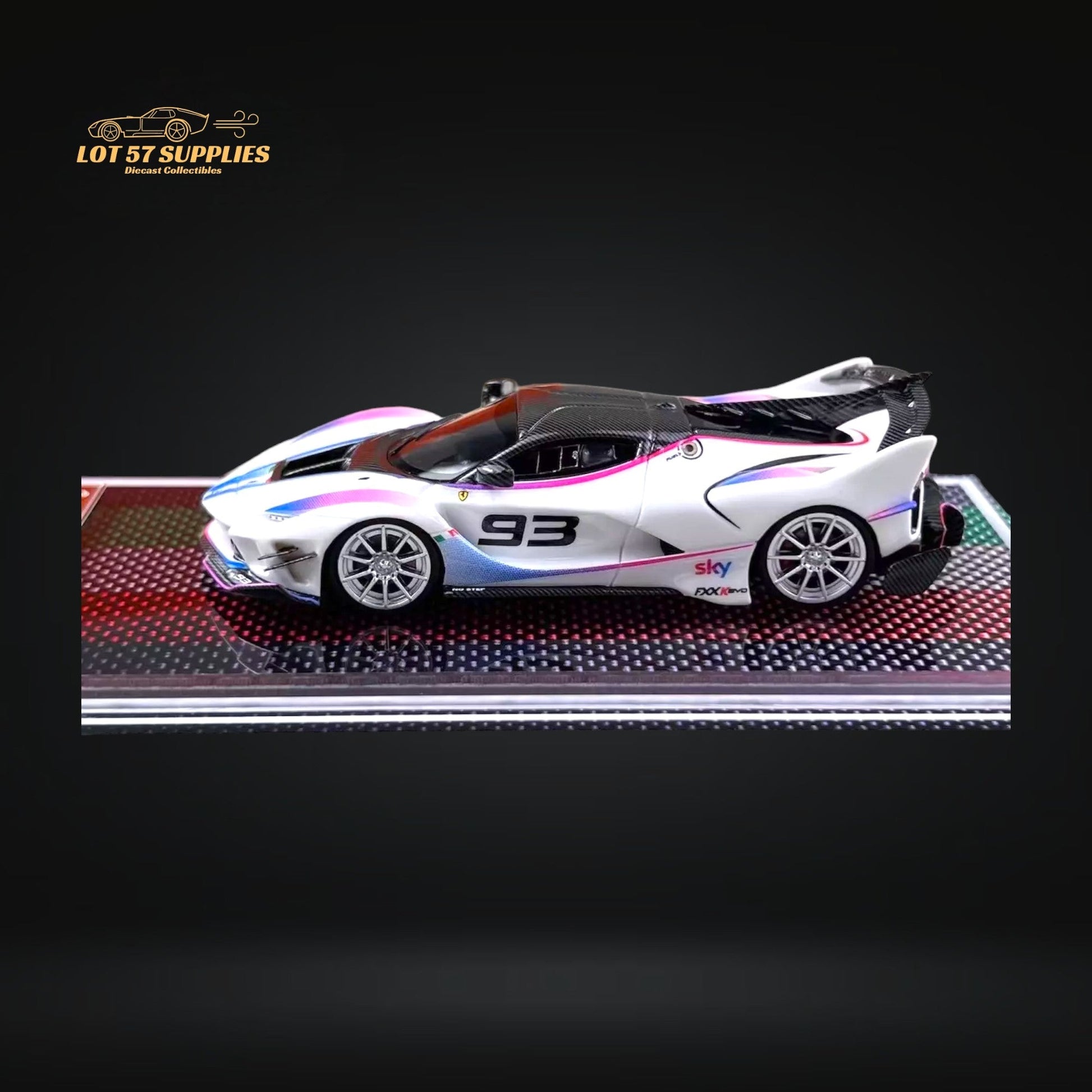 U2 FXX-K Evo White #93 Resin Limited Edition 1:64 - Collectors World Toys
