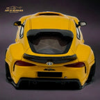ATOZ Toyota Supra GR in Yellow 1:64 Resin model - Collectors World Toys
