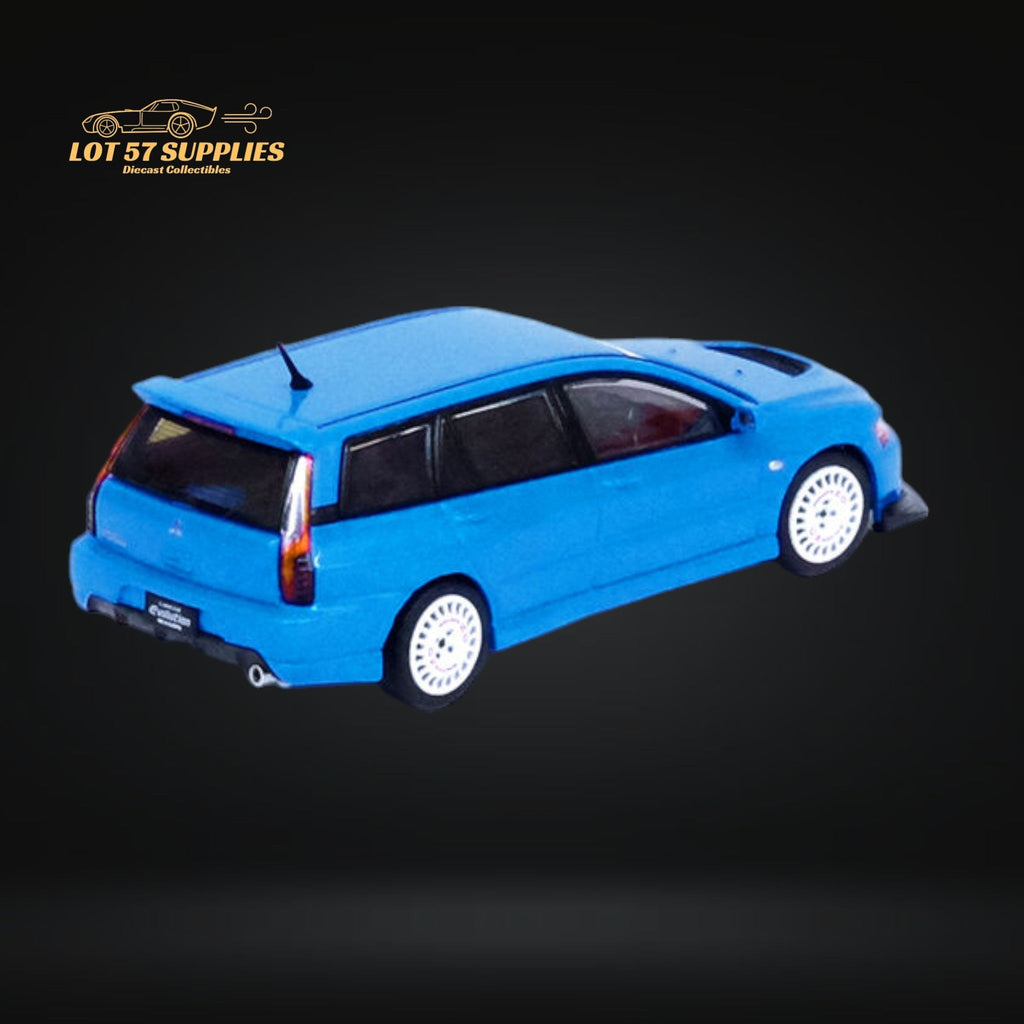Inno64 Mitsubishi Lancer Evolution IX Wagon Blue 1:64 IN64-EVO9W-BLU - Collectors World Toys