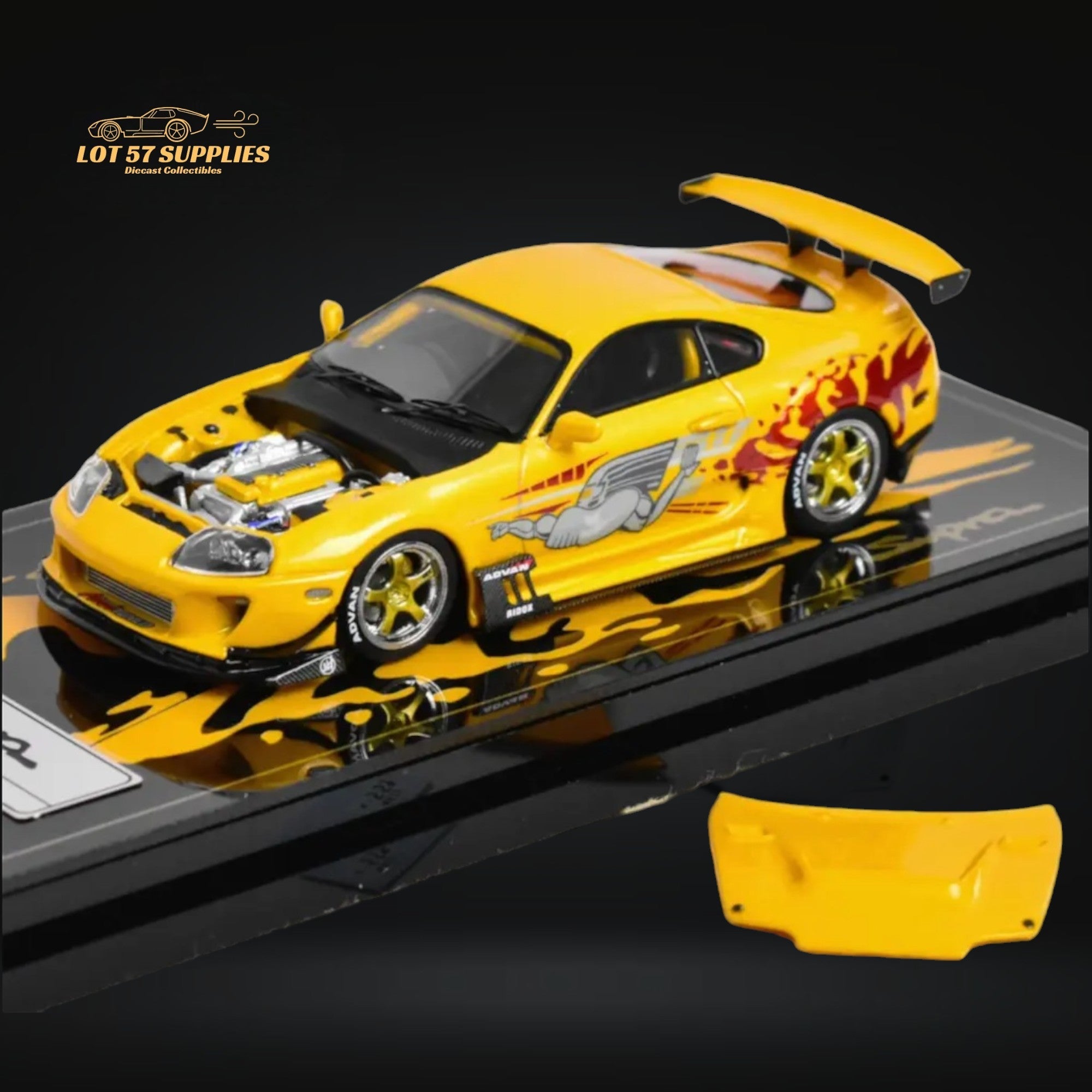 YM Model Toyota Supra JZA80 Paul Walker Need For Speed Tribute 299 Pcs V2 1:64 Main image
