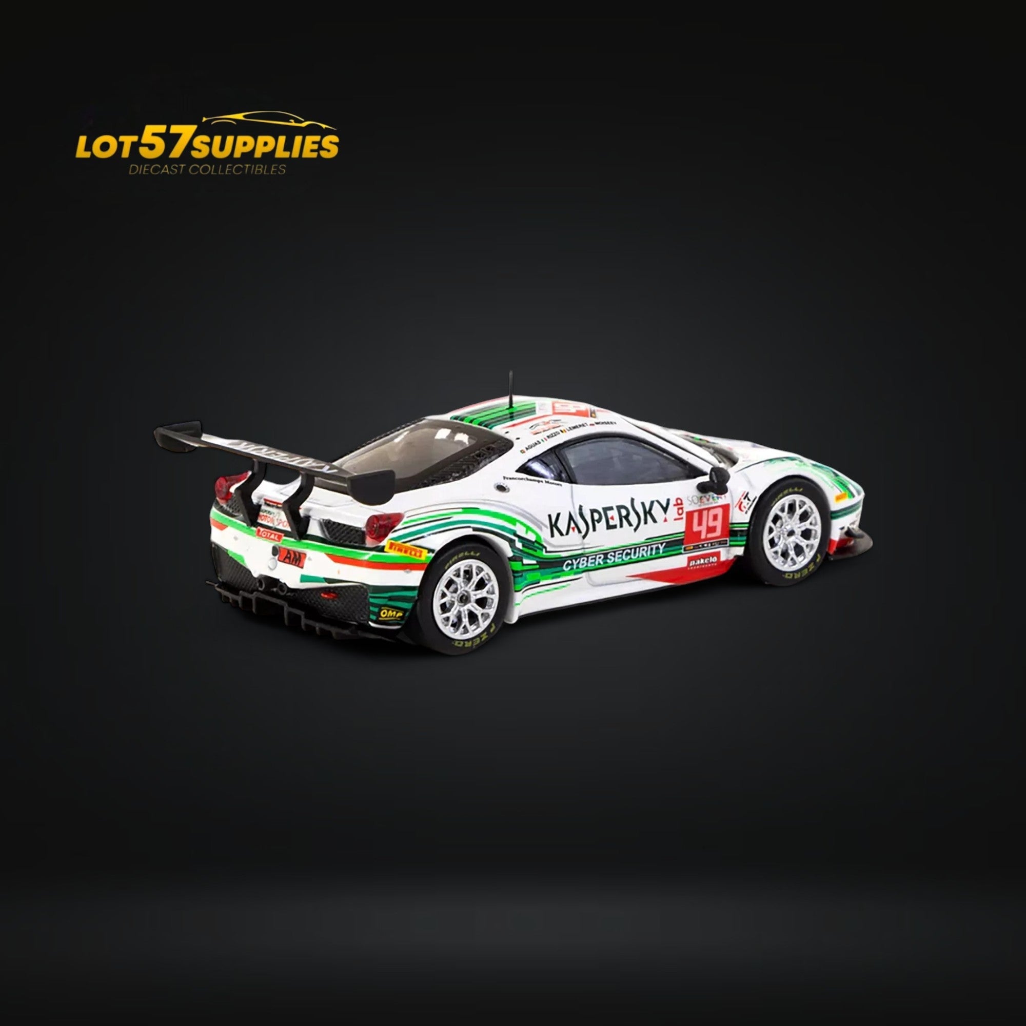 Tarmac Works Ferrari 458 Italia GT3 24 Hours of Spa 2016 #49 1:64 - Collectors World Toys
