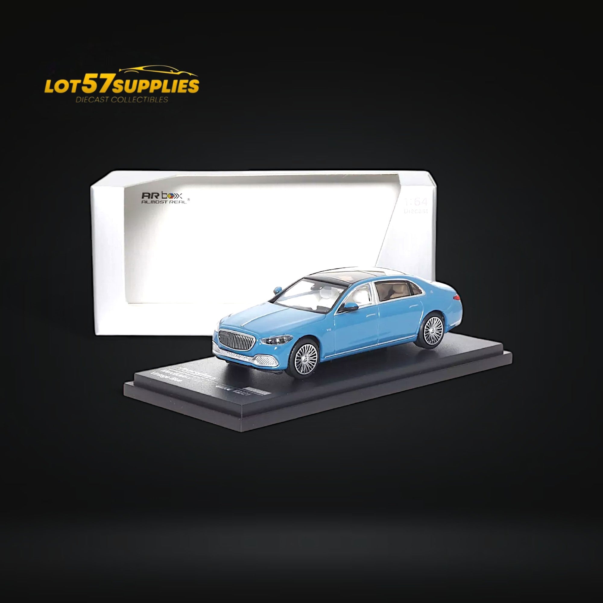 AR BOX 2021 Mercedes-Benz Maybach W223 Blue Licensed Product 1:64 Main image