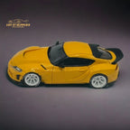 ATOZ Toyota Supra GR in Yellow 1:64 Resin model - Collectors World Toys