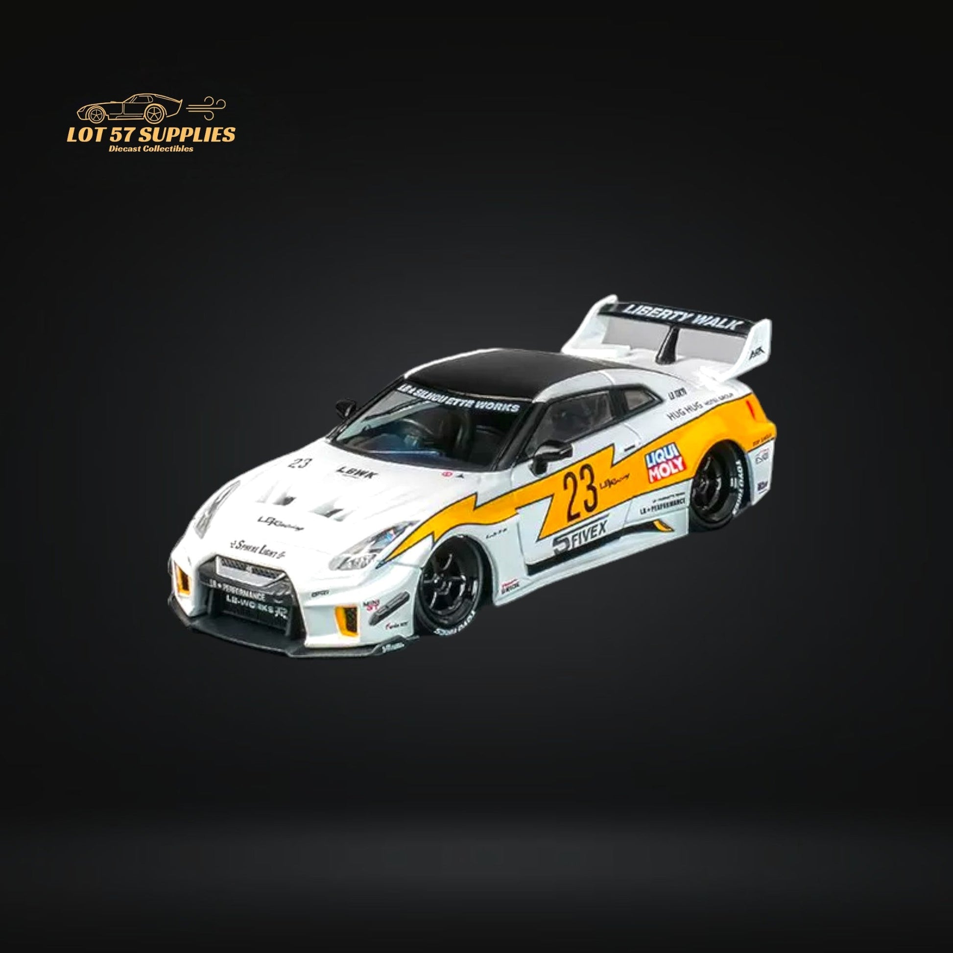 CM Model Nissan Skyline GT-R R35RR LBWK Silhouette #23 1:64 CM64-35RR-12 - Collectors World Toys