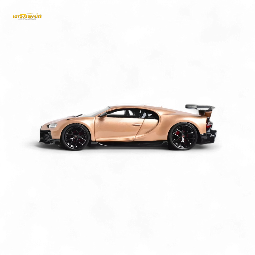 YM Model Bugatti Chiron PUR SPORT in Fantasy Rose Gold Limited to 299 Pcs 1:64 - Collectors World Toys