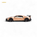 YM Model Bugatti Chiron PUR SPORT in Fantasy Rose Gold Limited to 299 Pcs 1:64 - Collectors World Toys