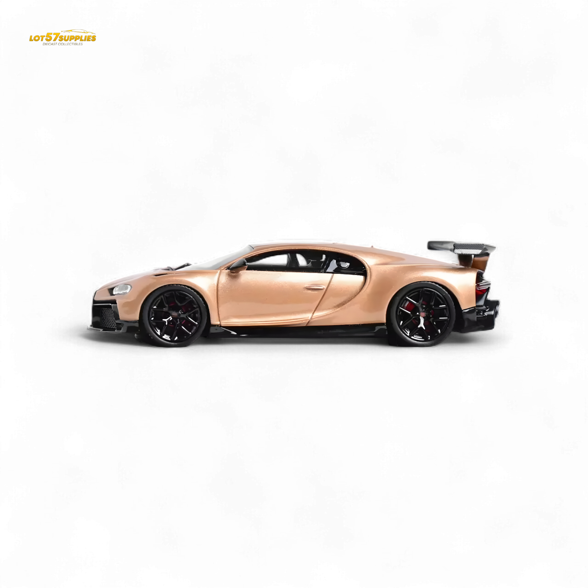 YM Model Bugatti Chiron PUR SPORT in Fantasy Rose Gold Limited to 299 Pcs 1:64 - Collectors World Toys