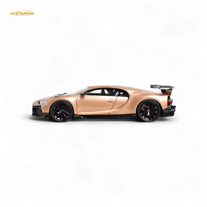 YM Model Bugatti Chiron PUR SPORT in Fantasy Rose Gold Limited to 299 Pcs 1:64