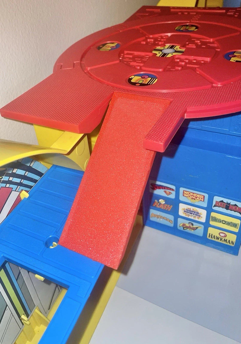 Kenner Super Powers Hall of Justice Playset Landing Pad Ramp Repro Part 1984 - Collectors World Toys