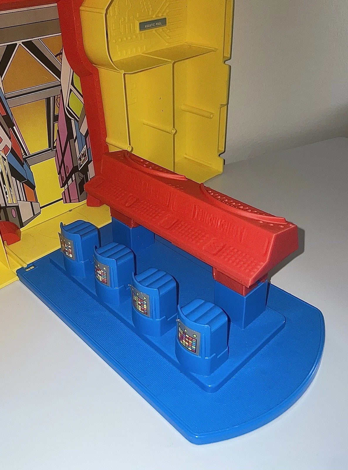 Kenner Super Powers Hall of Justice Playset Console Computer Repro Part 1984