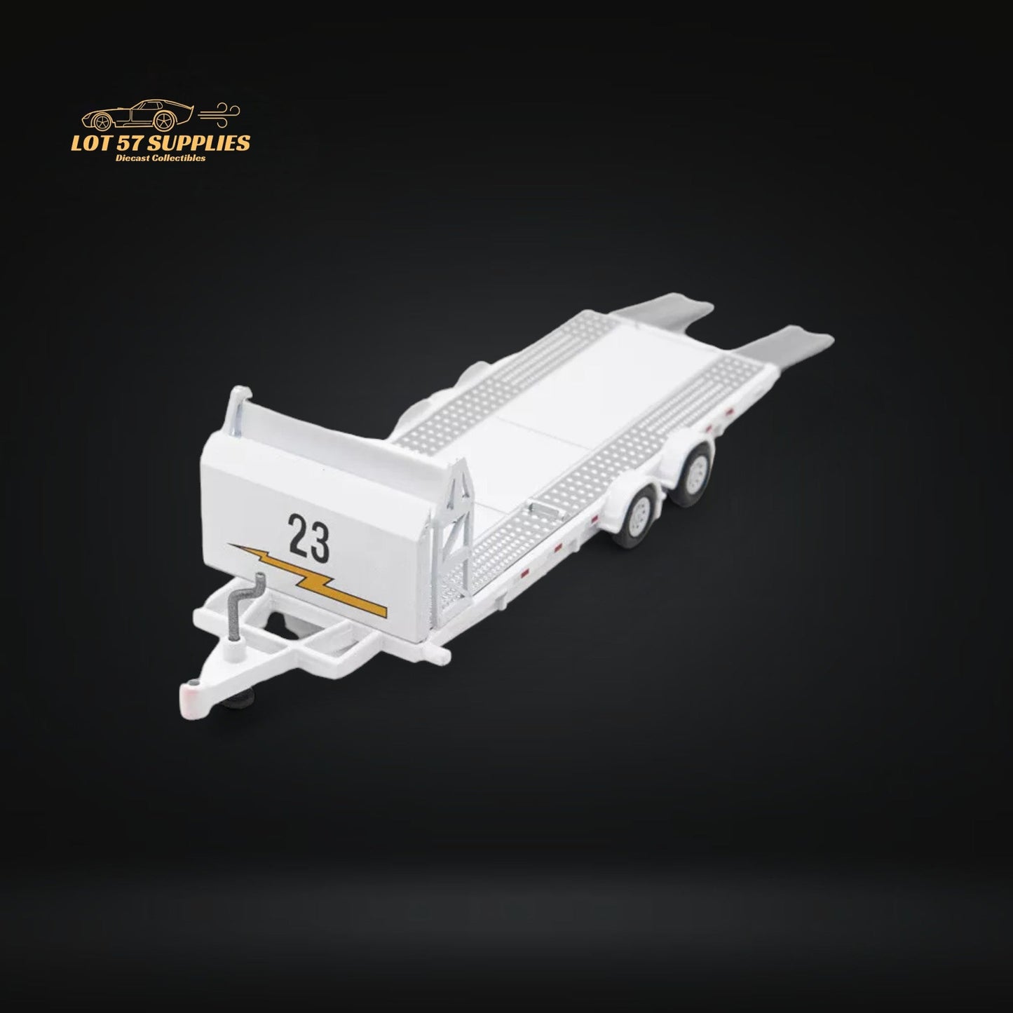 Aurora Model Car Towing Trailer Lighting #23 Livery 1:64 - Collectors World Toys