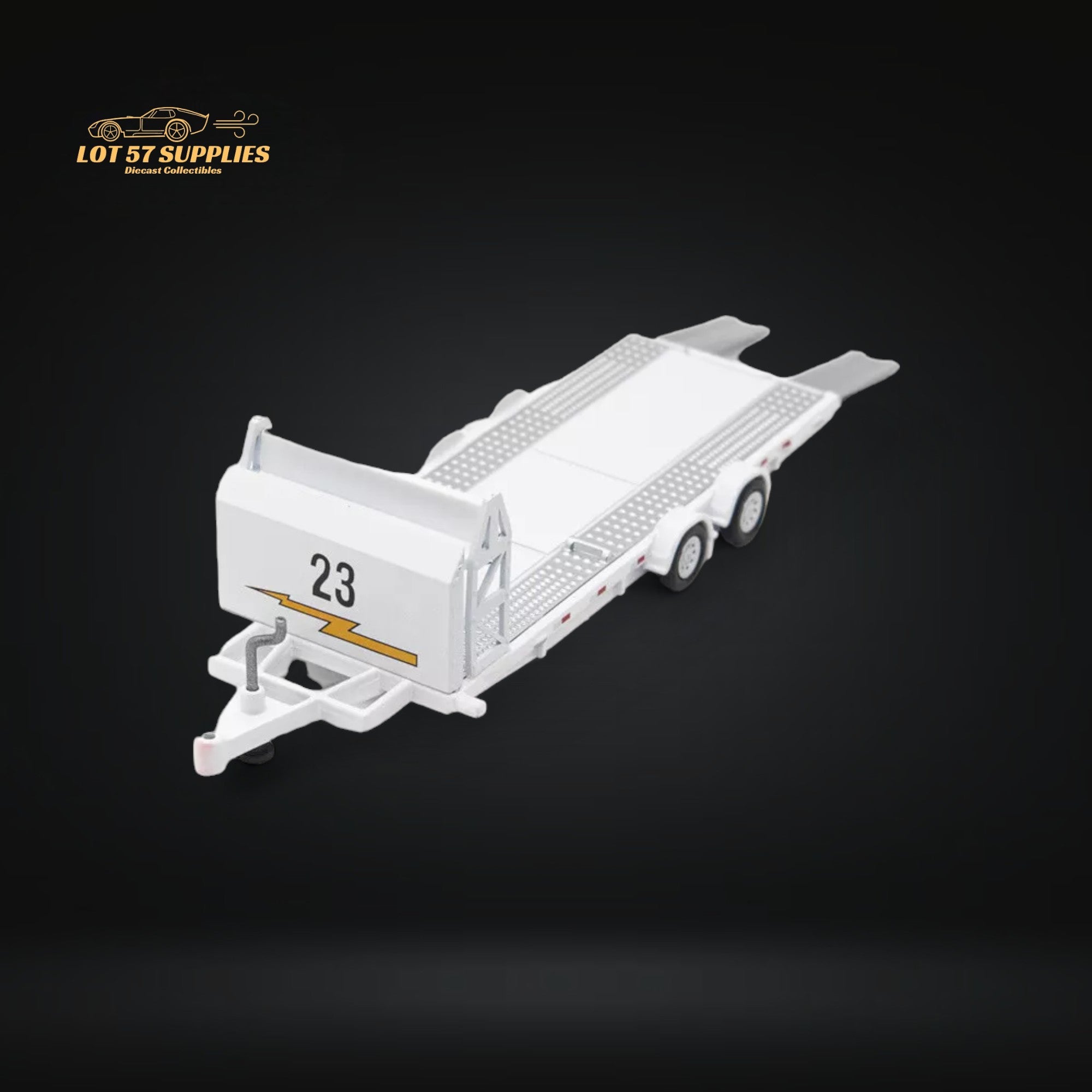 Aurora Model Car Towing Trailer Lighting #23 Livery 1:64 - Collectors World Toys