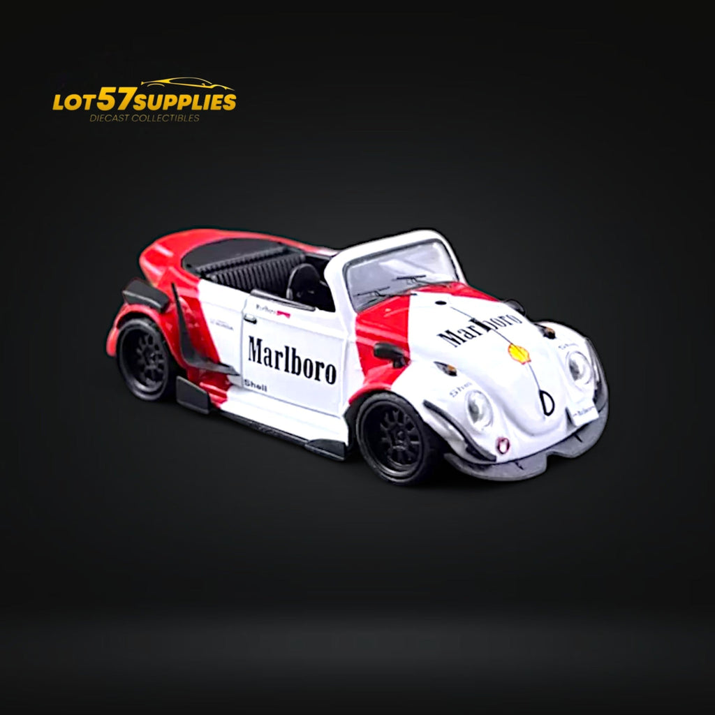 HKM Model VW Beetle Convertible Cabriolet Marlboro 1:64 Limited to 599 Pcs - Collectors World Toys