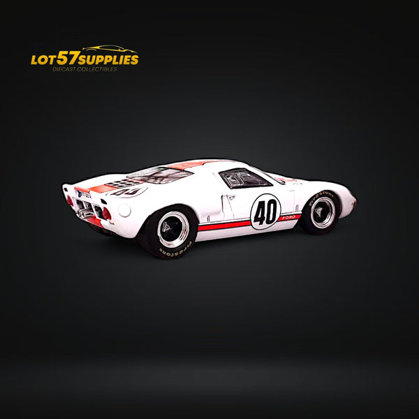 Zoom Ford GT40 MK1 White Gulf Livery #40 1:64 - Collectors World Toys