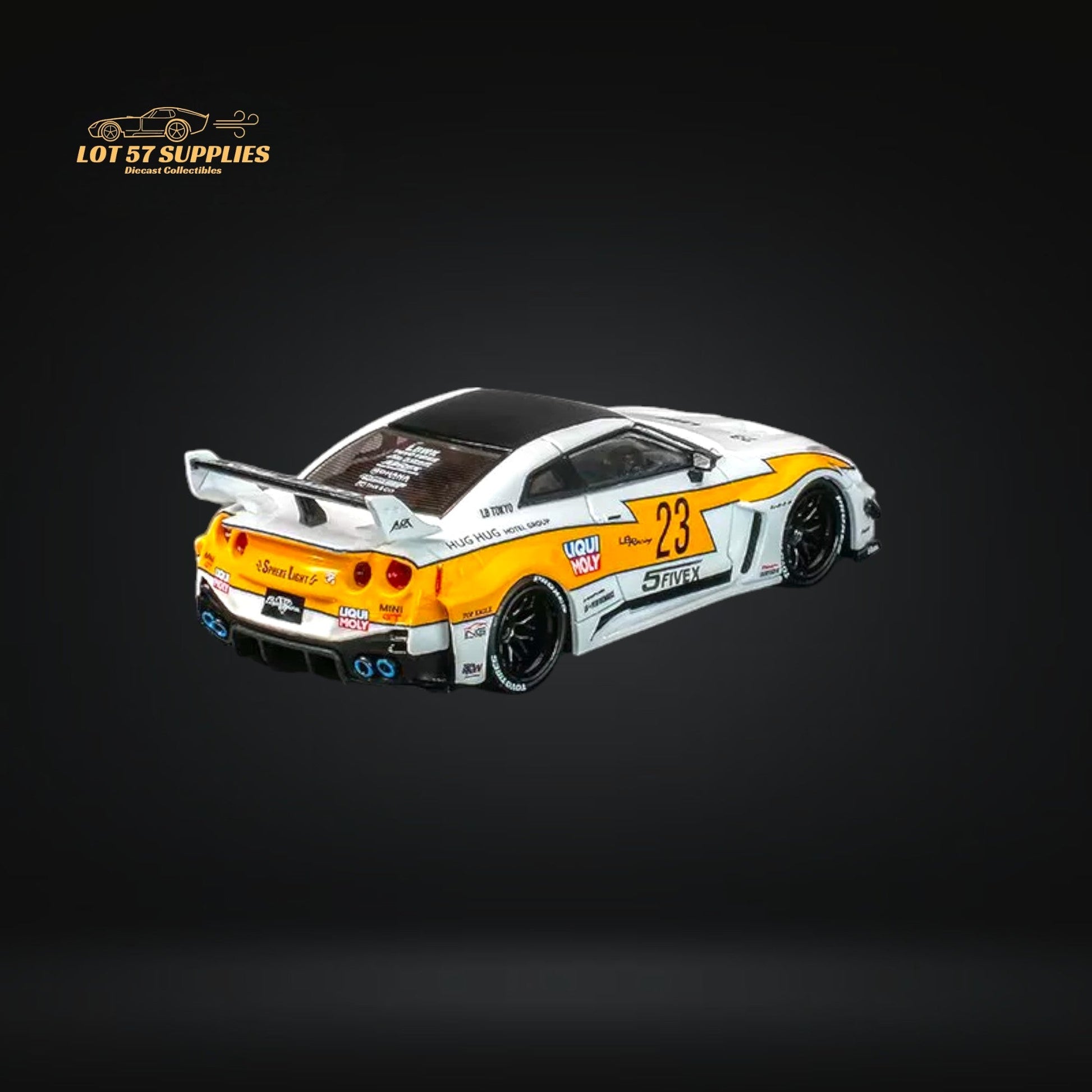 CM Model Nissan Skyline GT-R R35RR LBWK Silhouette #23 1:64 CM64-35RR-12 - Collectors World Toys