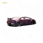 King Model Lamborghini Huracan LP610 LB 1.0 Purple Carbon Fiber 1:64
