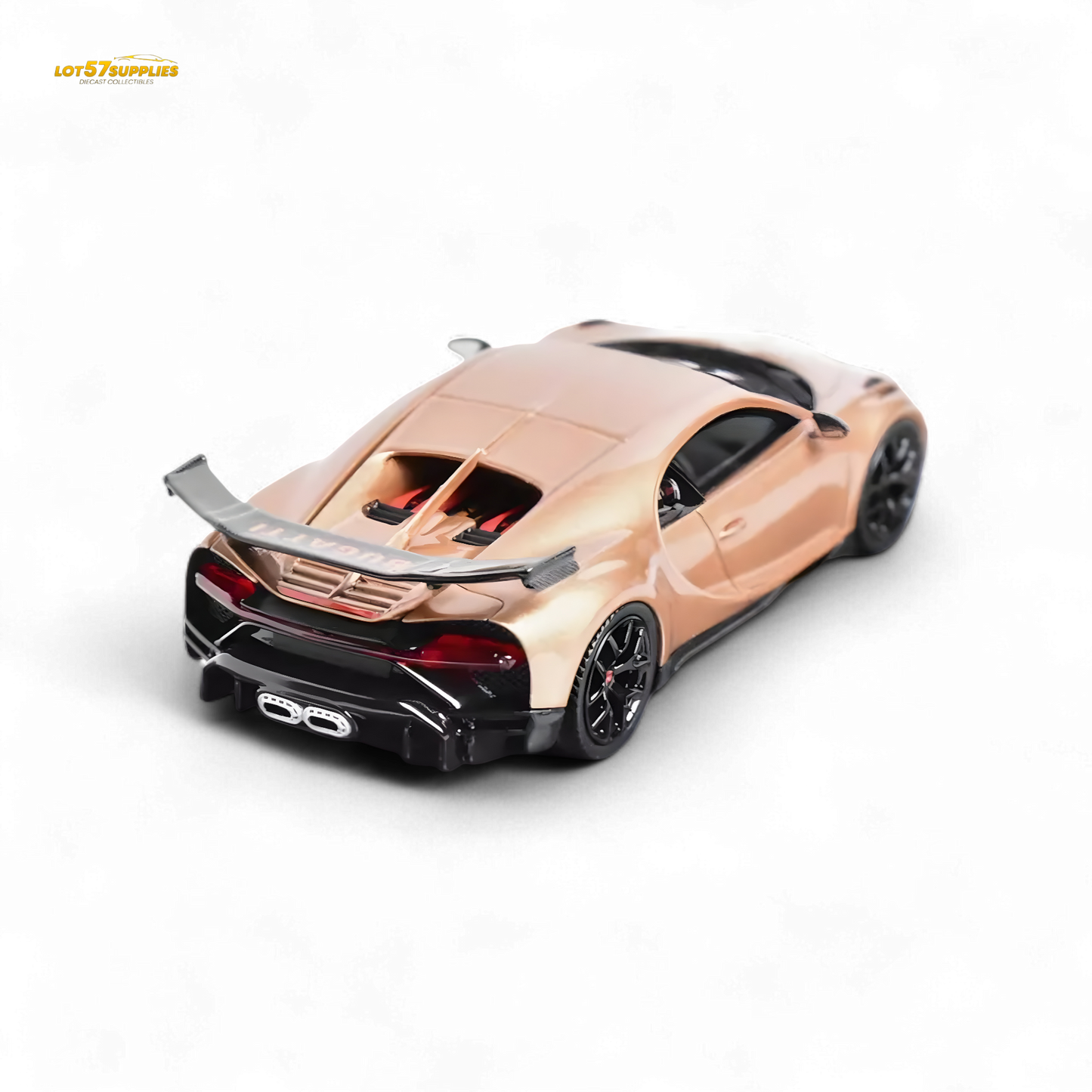 YM Model Bugatti Chiron PUR SPORT in Fantasy Rose Gold Limited to 299 Pcs 1:64
