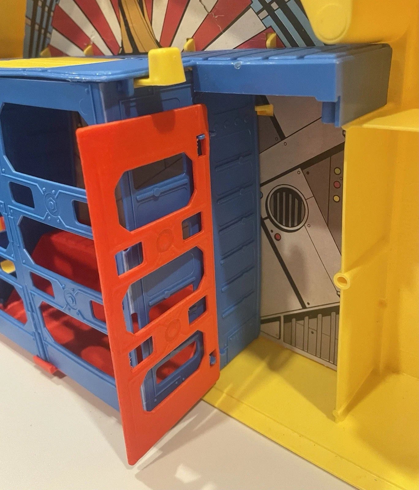 Kenner Super Powers Hall of Justice Playset Jail Door Repro Part 1984 Main image