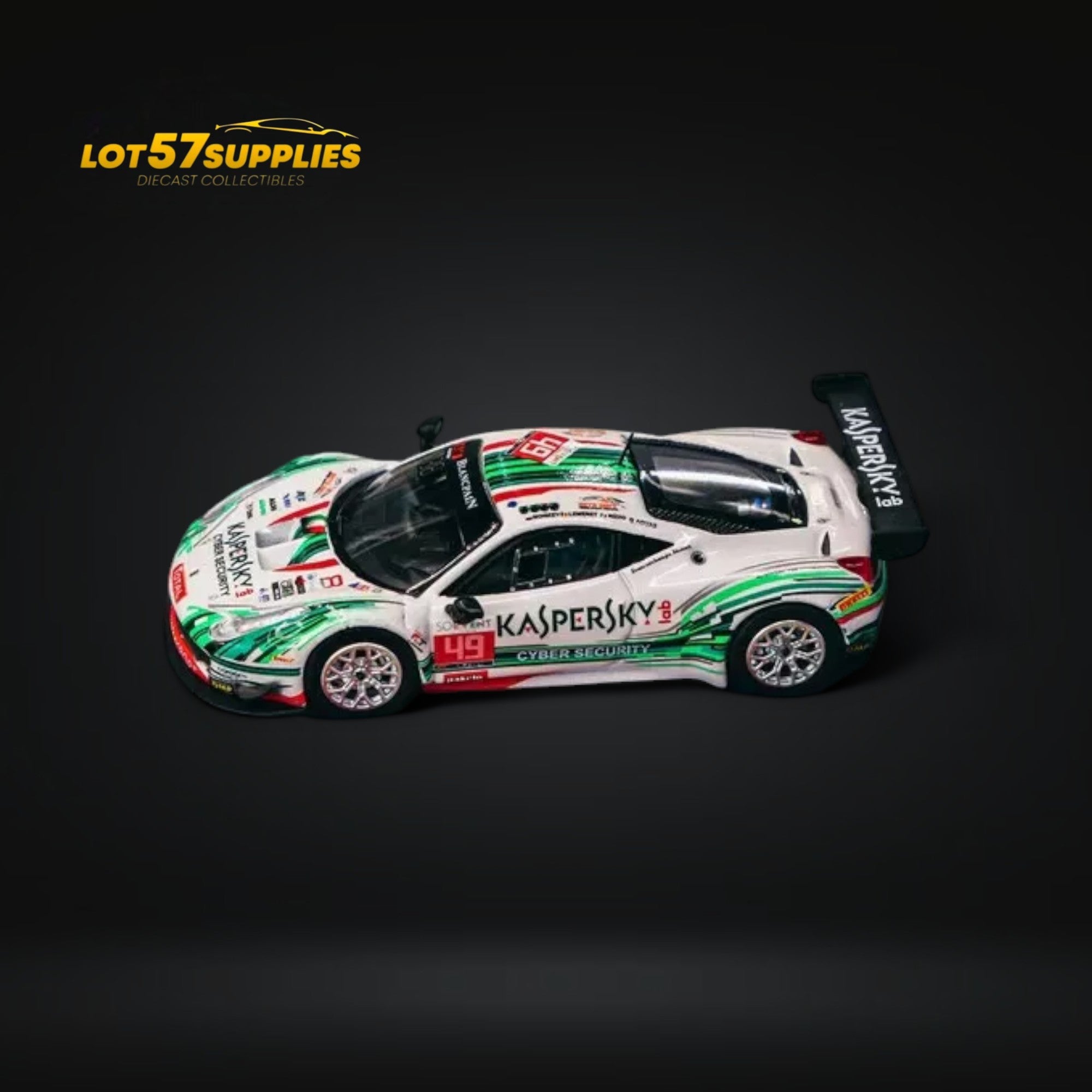Tarmac Works Ferrari 458 Italia GT3 24 Hours of Spa 2016 #49 1:64 - Collectors World Toys