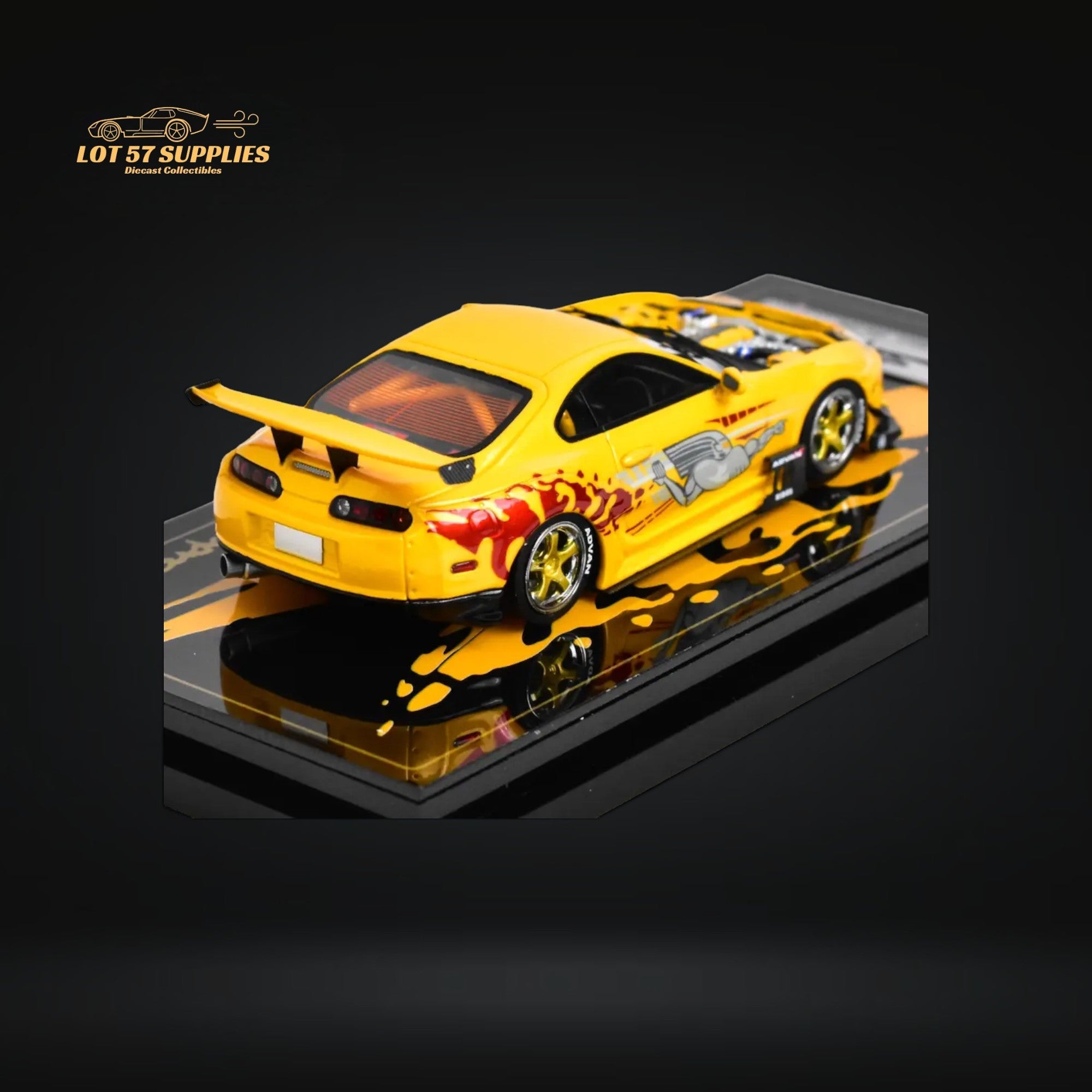 YM Model Toyota Supra JZA80 Paul Walker Need For Speed Tribute 299 Pcs V2 1:64 - Collectors World Toys