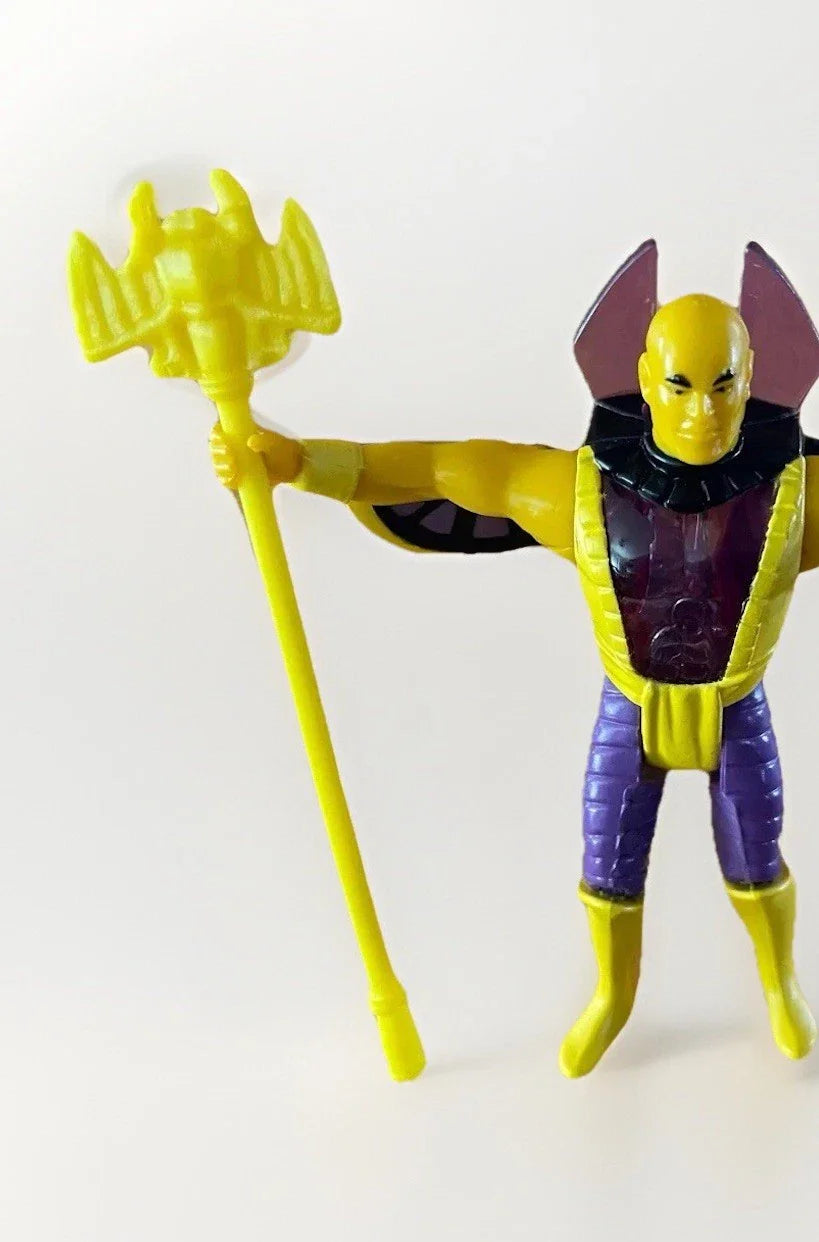Vintage Kenner DC Super Powers Golden Pharaoh Staff Repro Part 1985 Replacement Main image