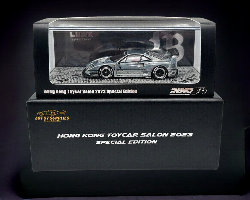 Inno64 RAW CHASE Ferrari F40 LBWK HONG KONG TOYCAR SALON 2023 SPECIAL EDITION 1:64 - Collectors World Toys
