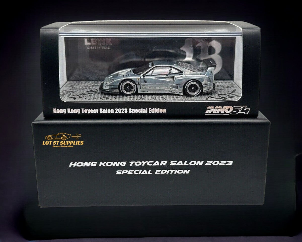 Inno64 RAW CHASE Ferrari F40 LBWK HONG KONG TOYCAR SALON 2023 SPECIAL EDITION 1:64 - Collectors World Toys