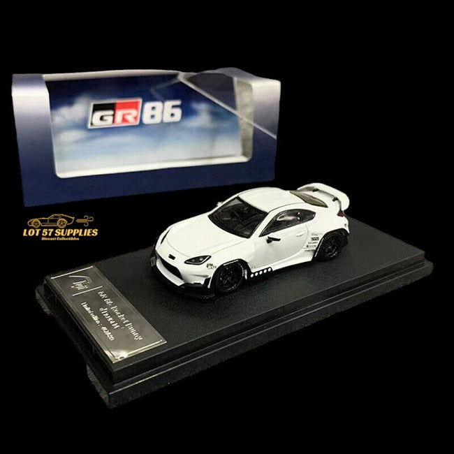 Fuji Toyota GR86 Rocket Bunny Pandem in White 1:64 - Collectors World Toys Hover Image