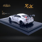 Error404 LB-Works Skyline GT-R R35 Pearl White Carbon Hood 1:64 - Collectors World Toys