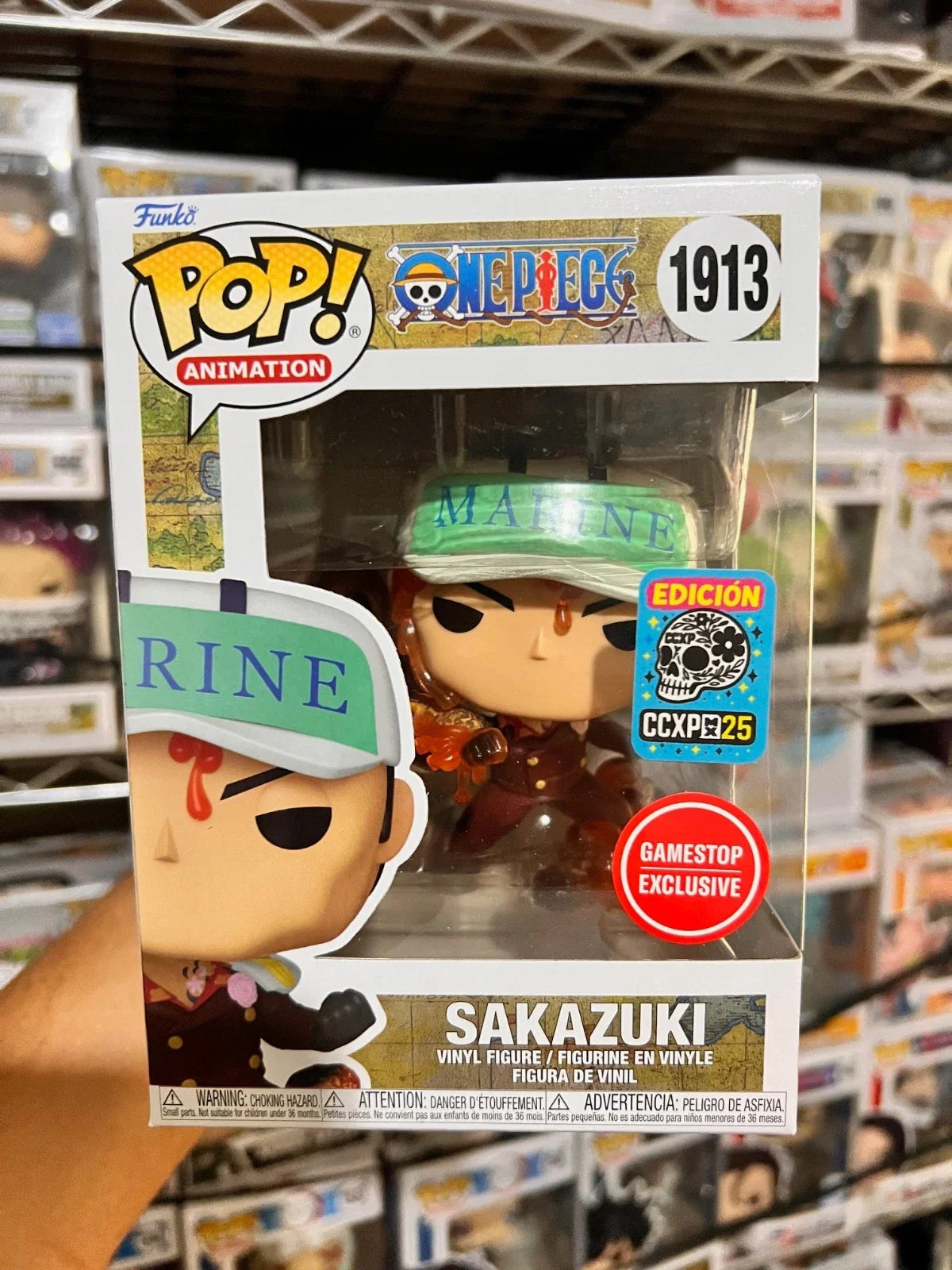 CCXP 2025 Convention Exclusive: Pop! Animation One Piece Sakazuki Main image