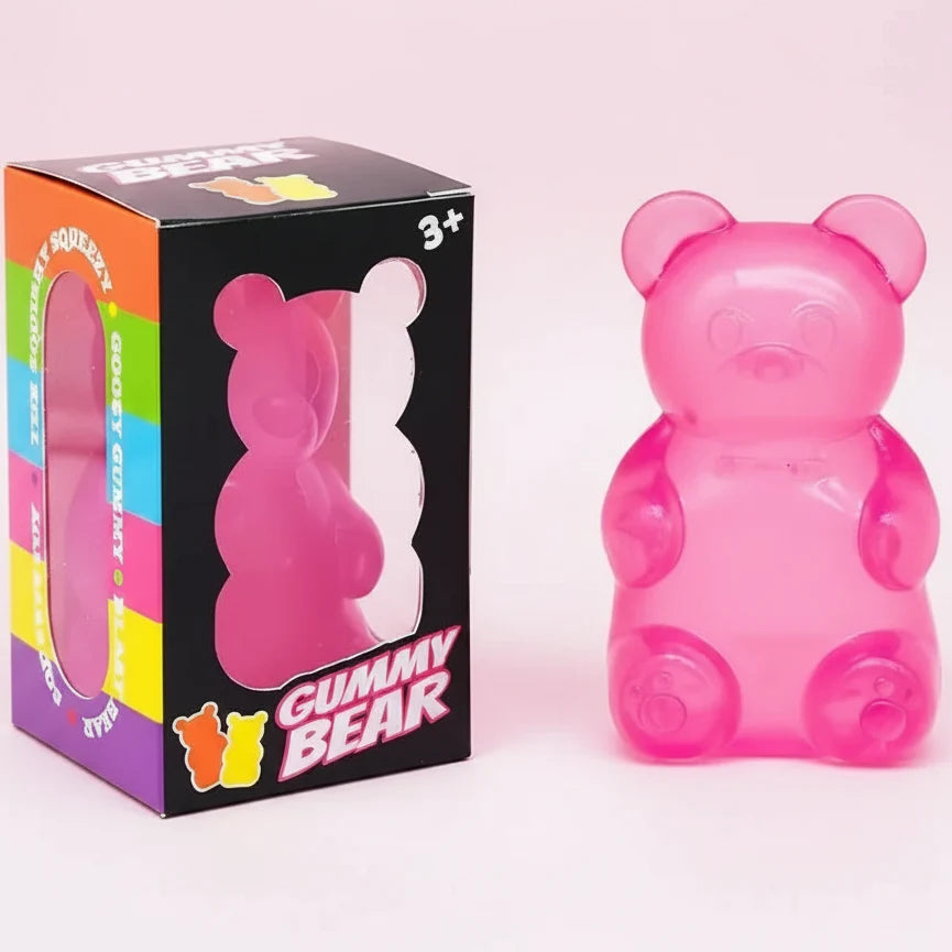 Schylling Nee-Doh Gummy Bear: Pink Gummy Bear