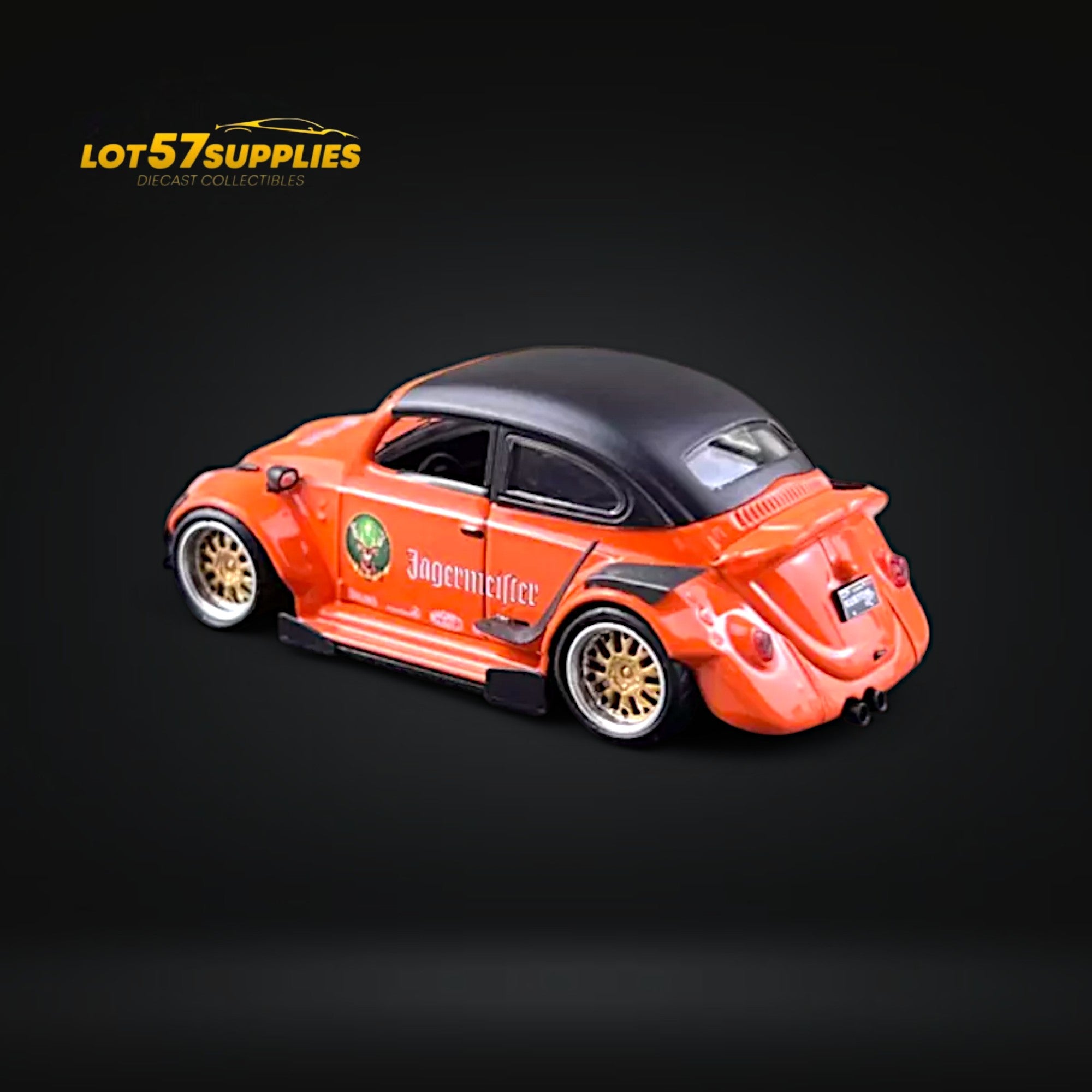HKM Model VW Beetle Convertible Cabriolet Jagermeister 1:64 Limited to 599 Pcs - Collectors World Toys