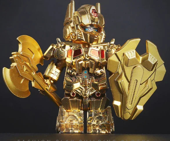 Gold Optimus Prime Custom Minifig Main image