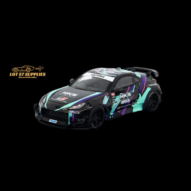 Fuji Toyota GR86 Rocket Bunny Pandem in HKS Livery 1:64 - Collectors World Toys