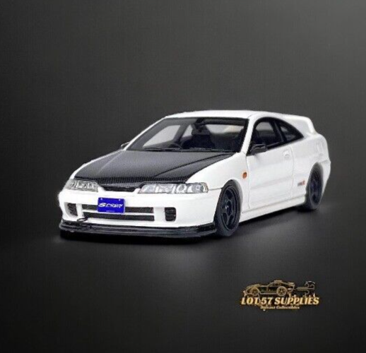 Nice Auto Honda Integra DC2 in White 1:64 Resin Limited to 399 Pcs Main image