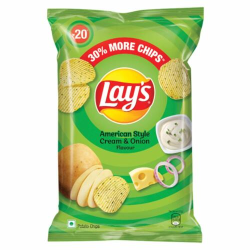 LAYS AMERICAN STYLE CREAM & ONION Main image