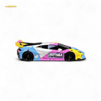 Flame Huracan LP610-4 LWBK WideBody Resin - HELLO K I T T Y LBWK 1:64