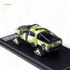 GCD Toyota TACOMA SNOW VERSION in Green Camo & 3PMSF Tires 1:64