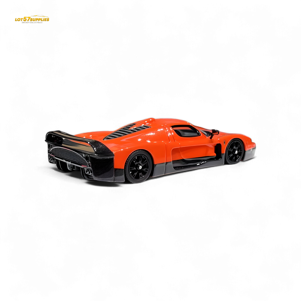YM Model Maseti MC12 Stradale Corsa 2-Tone Orange - Carbon FIber - Resin 1:64 - Collectors World Toys