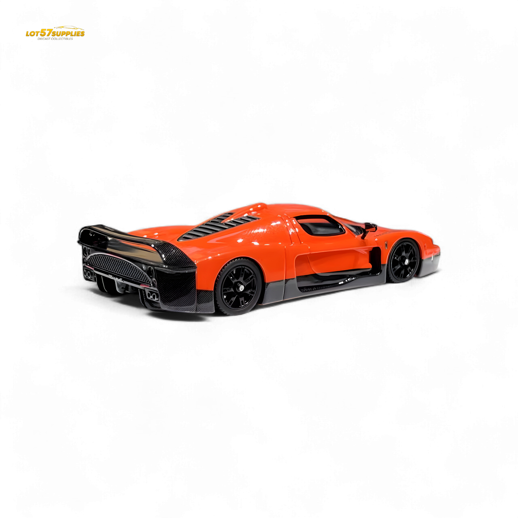 YM Model Maseti MC12 Stradale Corsa 2-Tone Orange - Carbon FIber - Resin 1:64 - Collectors World Toys