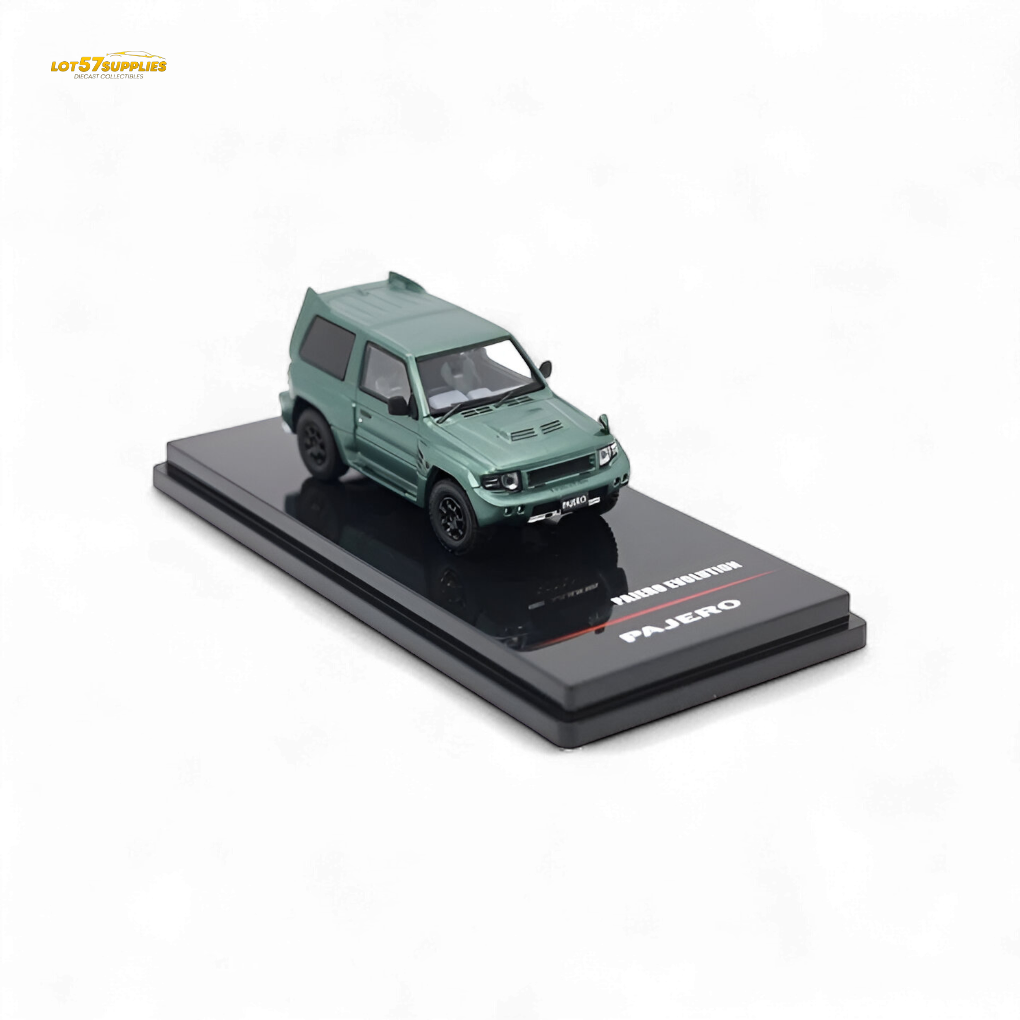 Inno64 MITSUBISHI PAJERO EVOLUTION Satin Green 1:64