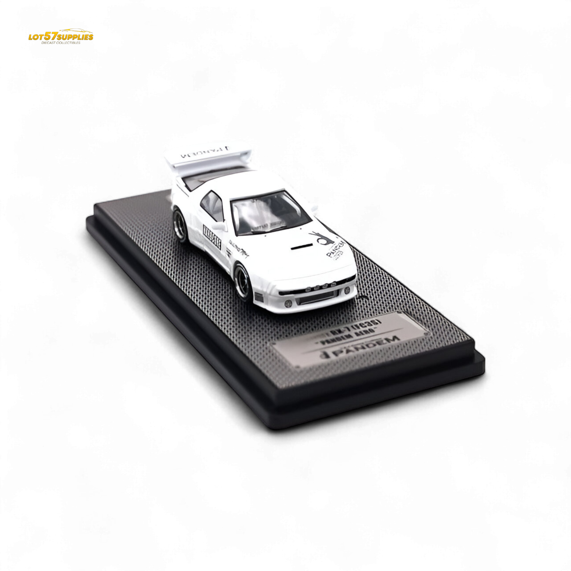 Inno64 MAZDA RX7 (FC3S) "PANDEM AERO" Hardcore Widebody Kit White 1:64