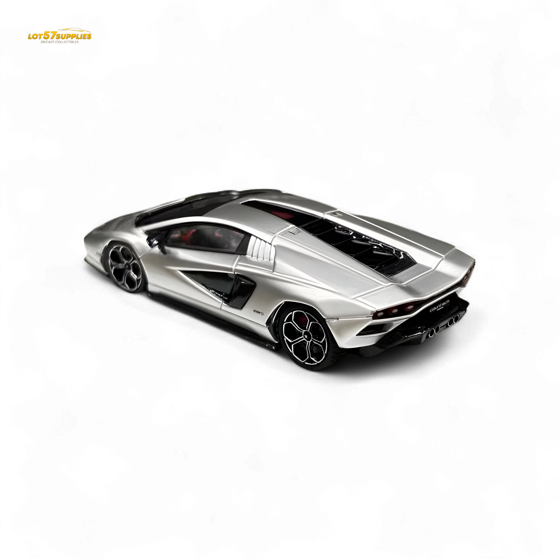 Fuelme Model NEO COUNTACH LPI 800-4 ARGENTO LUNA 1:64 Resin