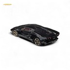 Fuelme Model NEO COUNTACH LPI 800-4 NERO MAIA BLACK 1:64 Resin