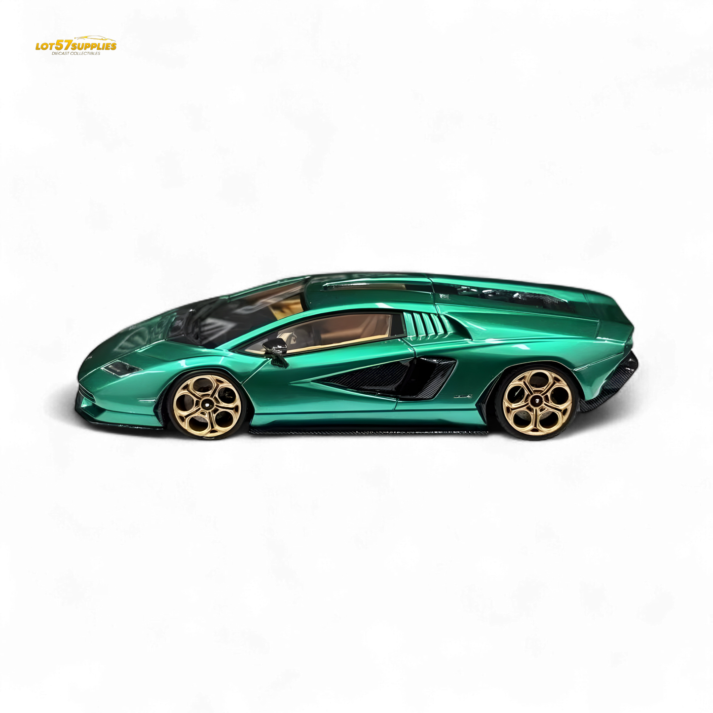 Fuelme Model NEO COUNTACH LPI 800-4 VERDE ARBETE 1:64 Resin