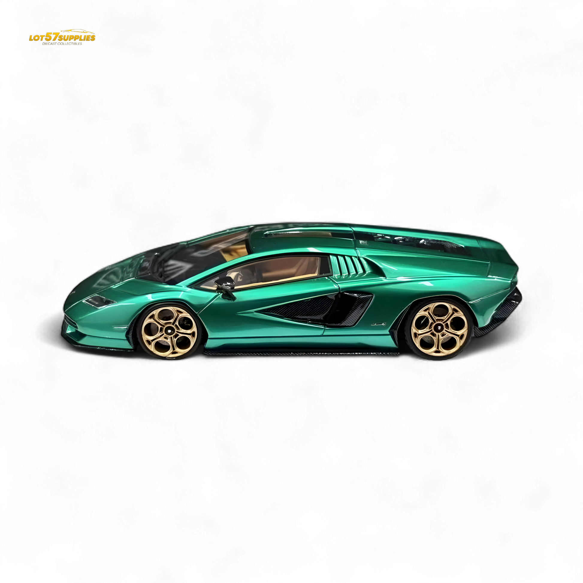 Fuelme Model NEO COUNTACH LPI 800-4 VERDE ARBETE 1:64 Resin