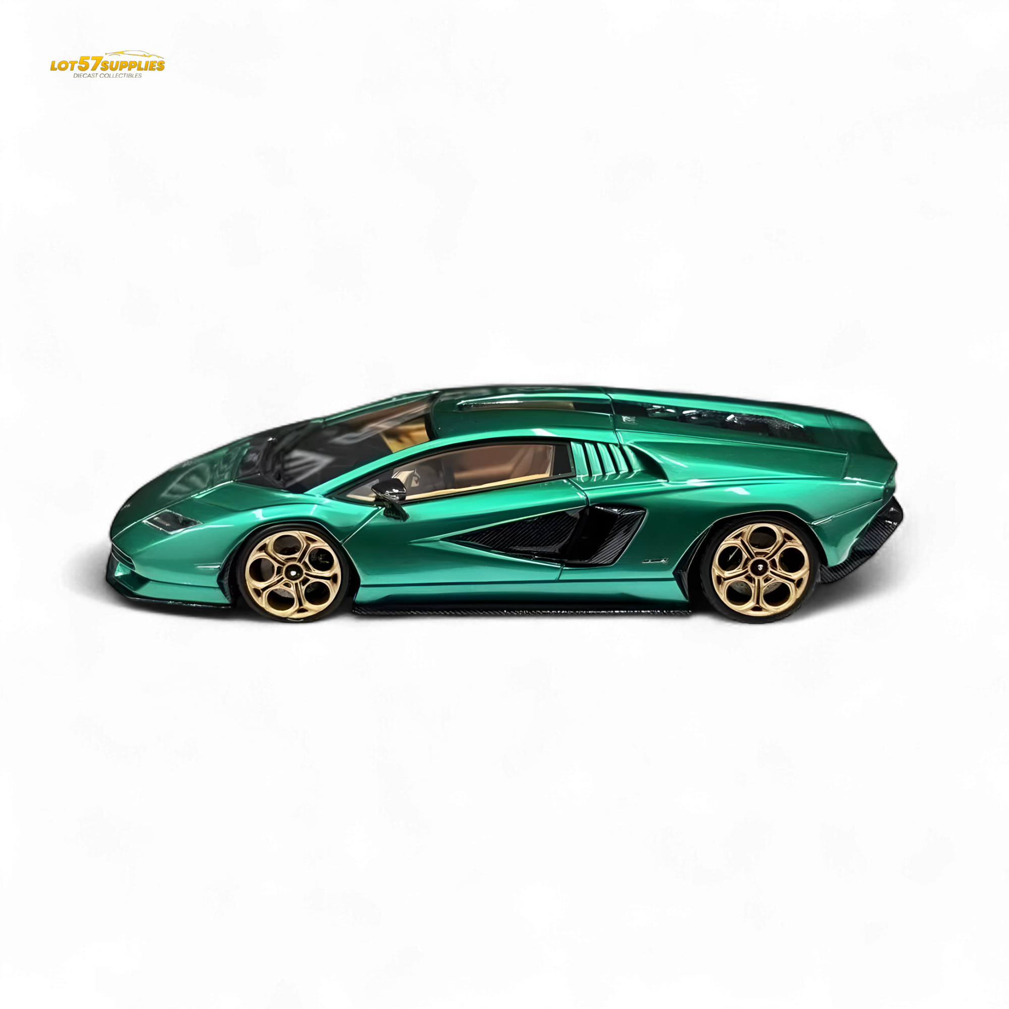 Fuelme Model NEO COUNTACH LPI 800-4 VERDE ARBETE 1:64 Resin